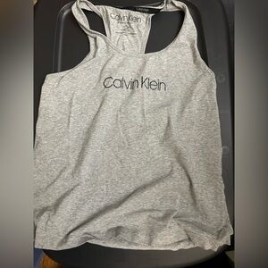 Calvin Klein Heather Gray Sleepwear Tank